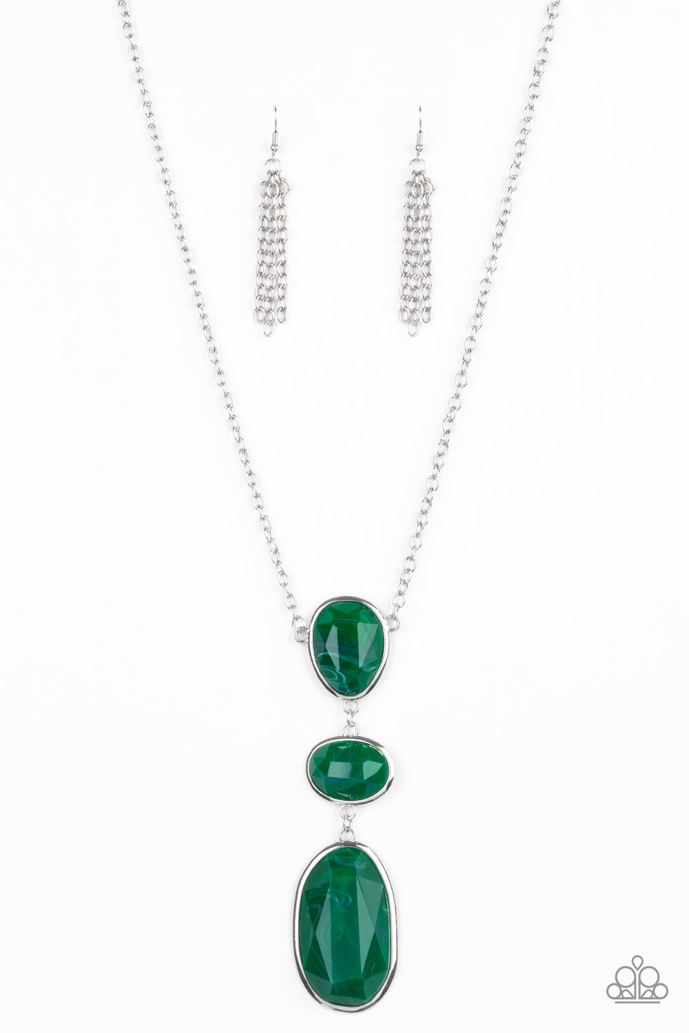 Making An Impact - green - Paparazzi necklace