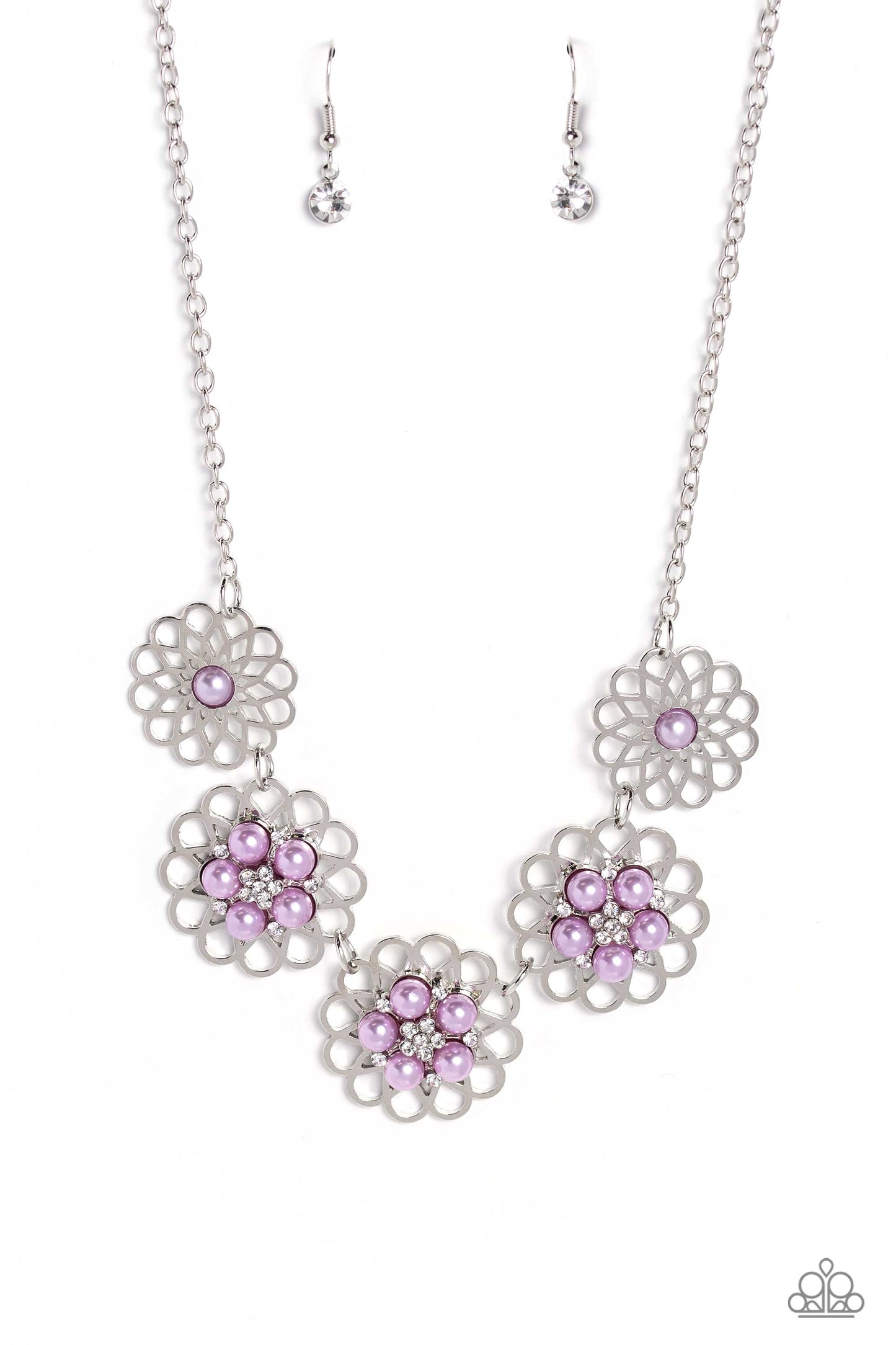 Mandala Mosaic - purple - Paparazzi necklace