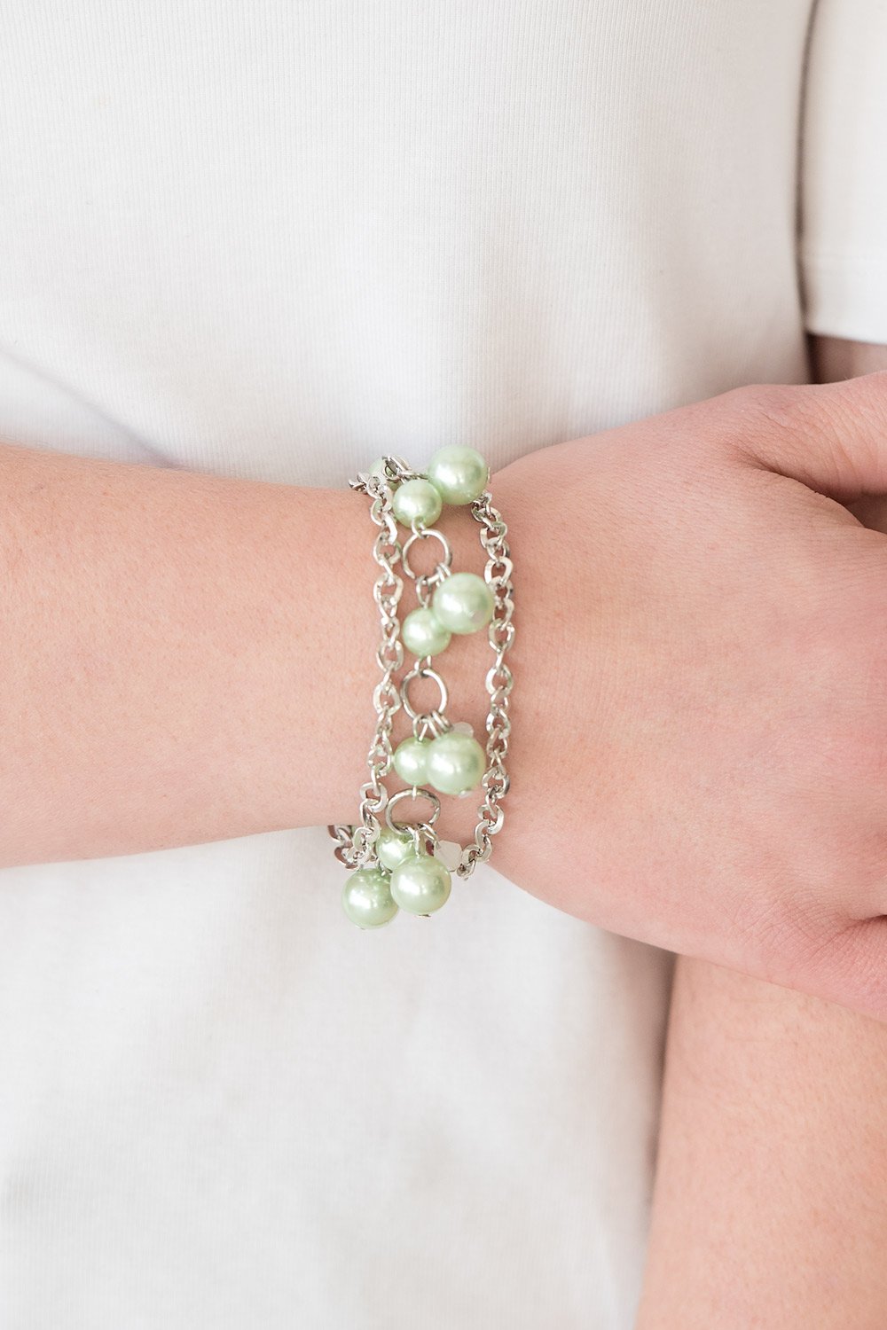 Manhattan Musical - green - Paparazzi bracelet