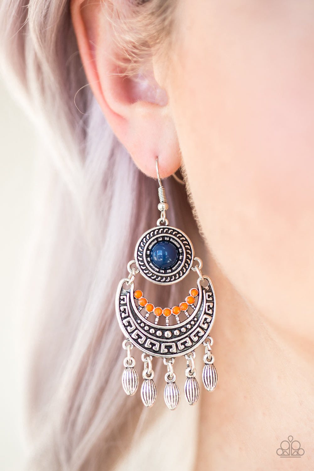 Mantra to Mantra - multi - Paparazzi earrings