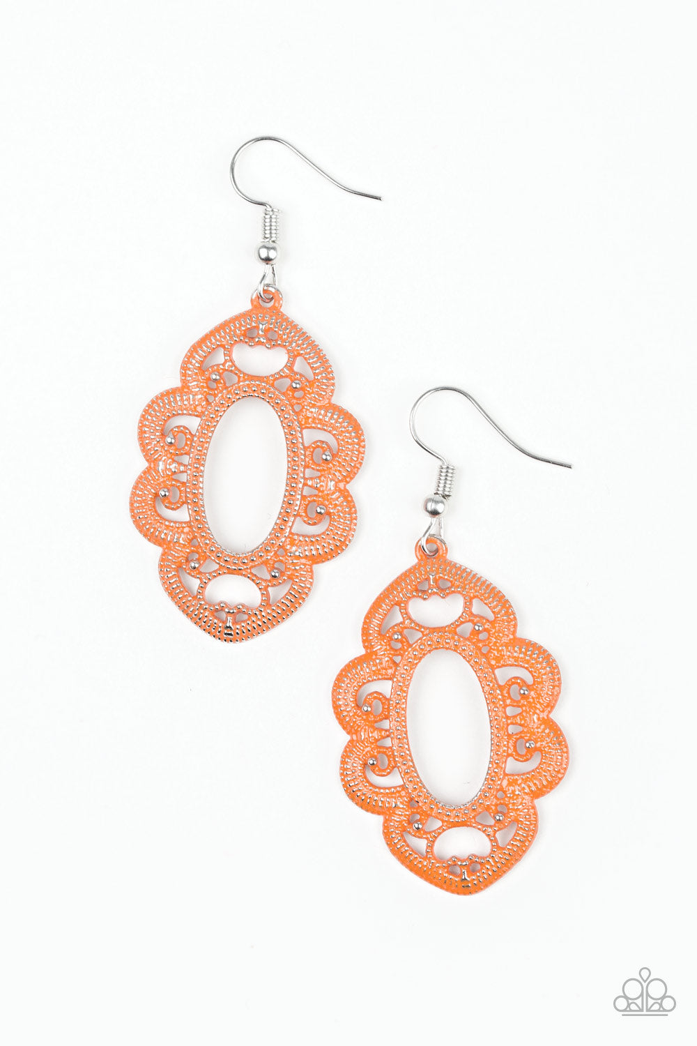 Mantras and Mandalas - orange - Paparazzi earrings
