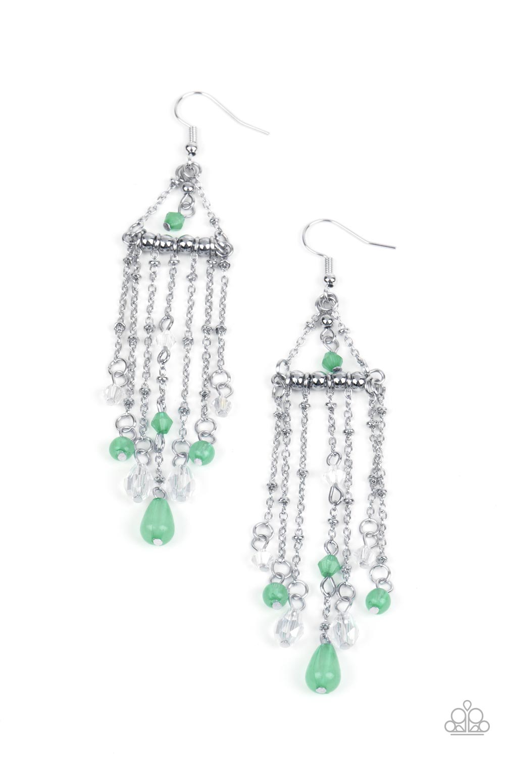Marina Breeze - green - Paparazzi earrings