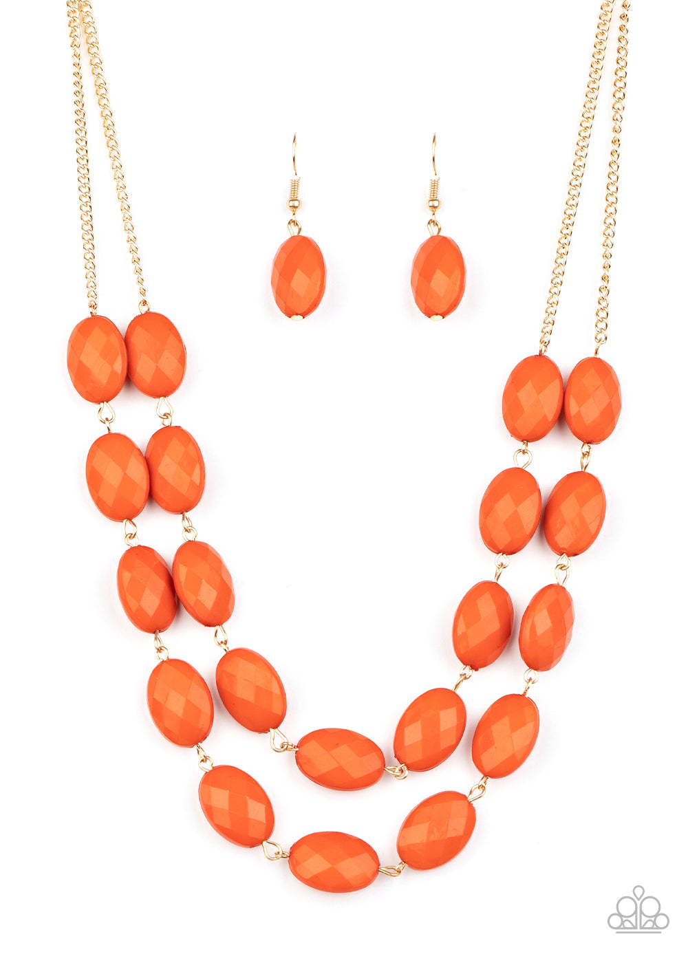 Max Volume - orange - Paparazzi necklace