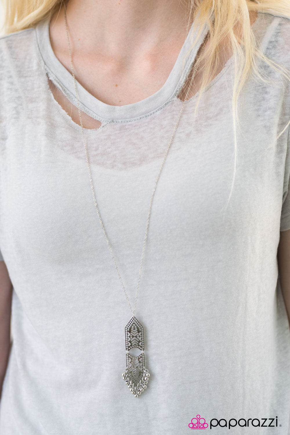 Mayan Magnificence - Silver - Paparazzi necklace