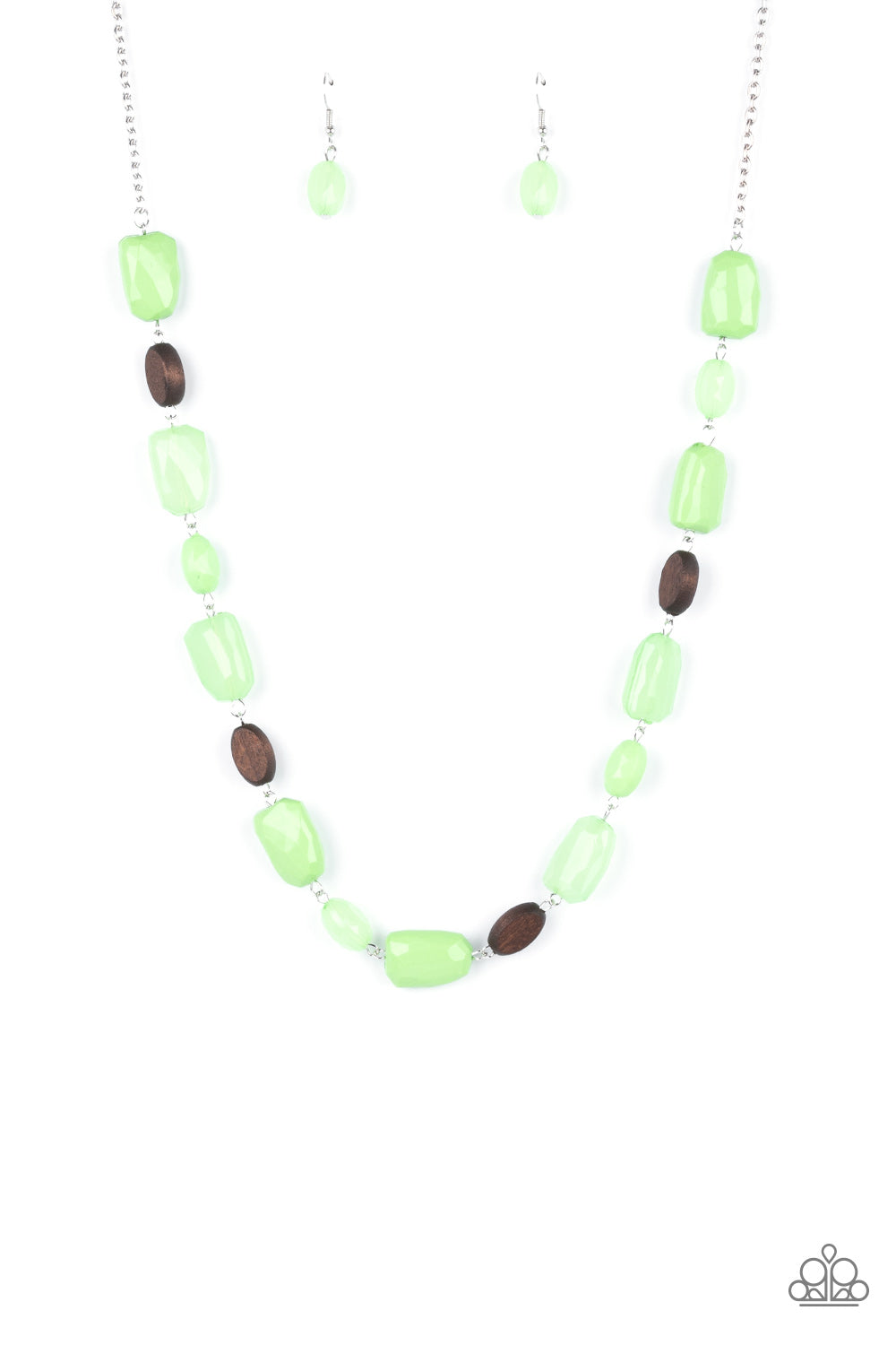 Meadow Escape - green - Paparazzi necklace