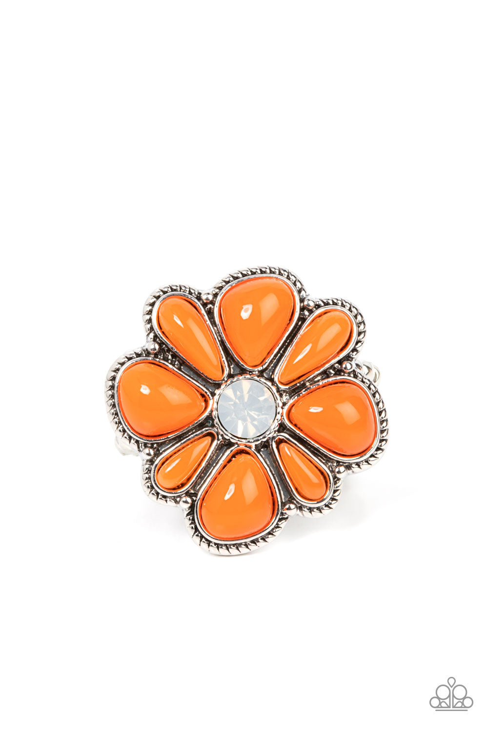 Meadow Mystique - orange - Paparazzi ring