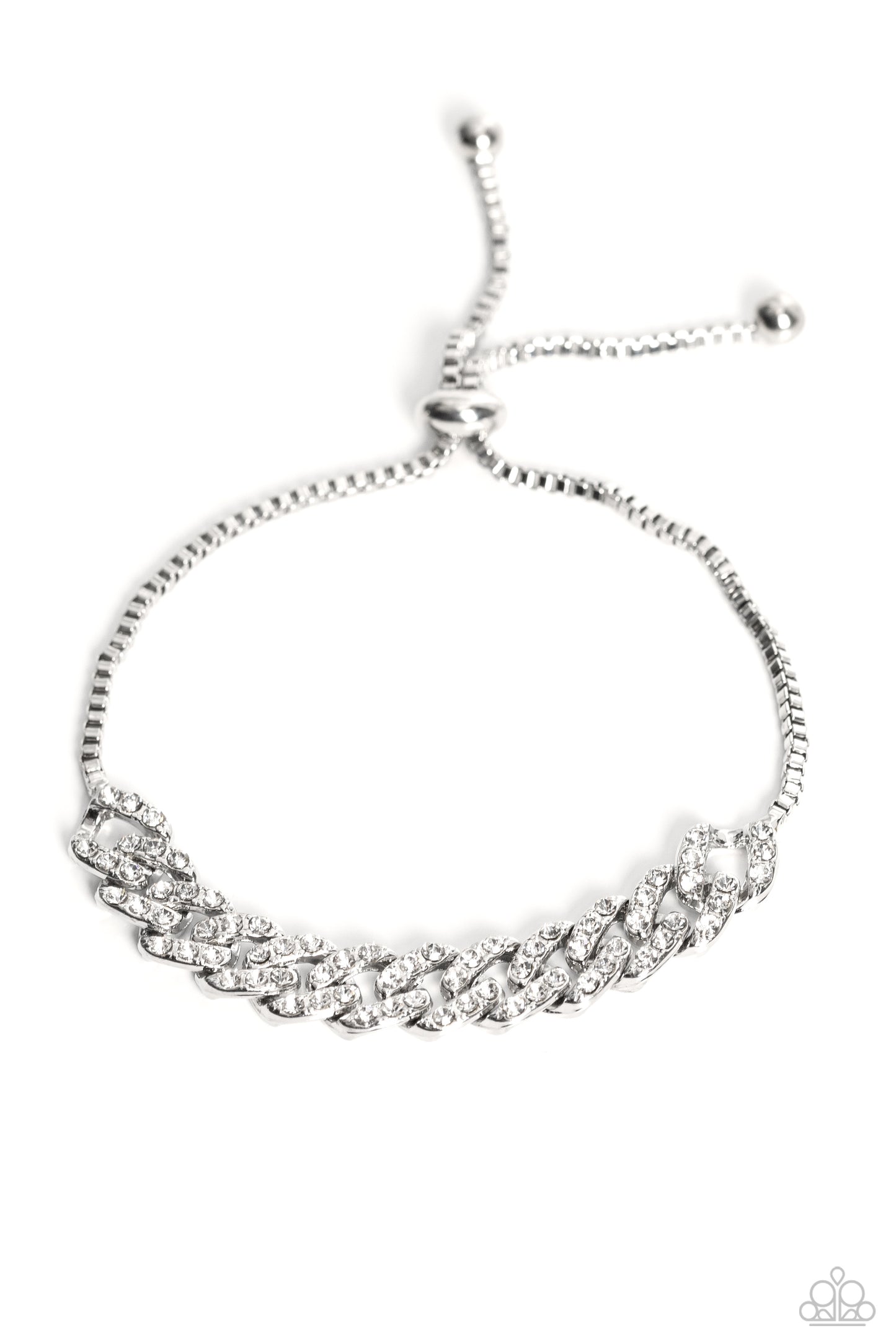 Mecca Metro - white - Paparazzi bracelet