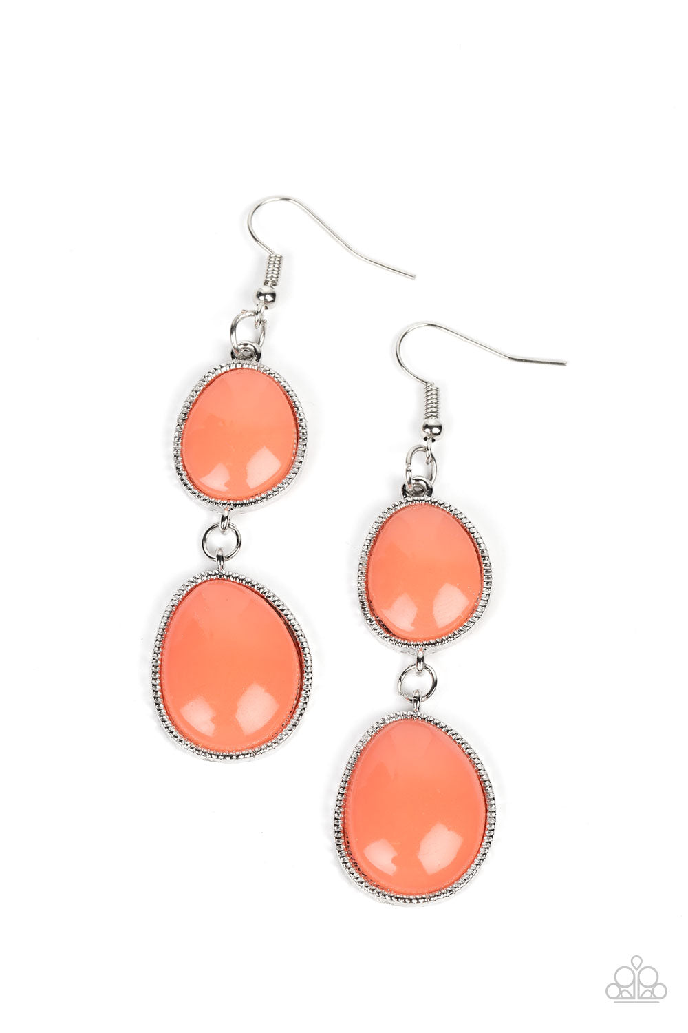Mediterranean Myth - orange - Paparazzi earrings