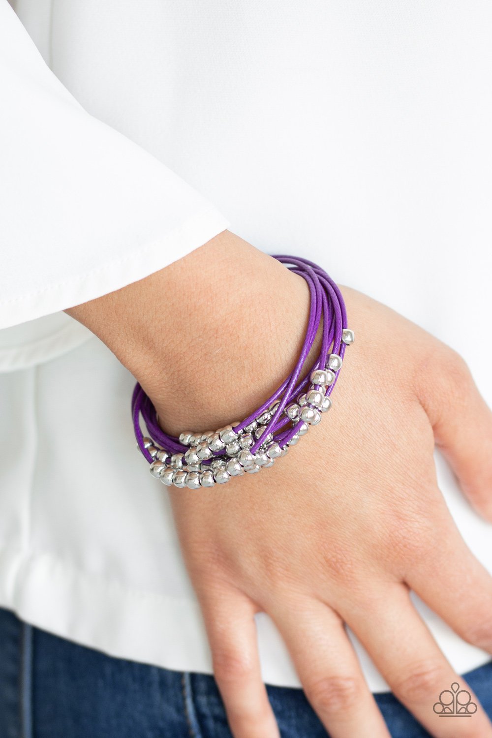 Mega Magnetic-purple-Paparazzi bracelet