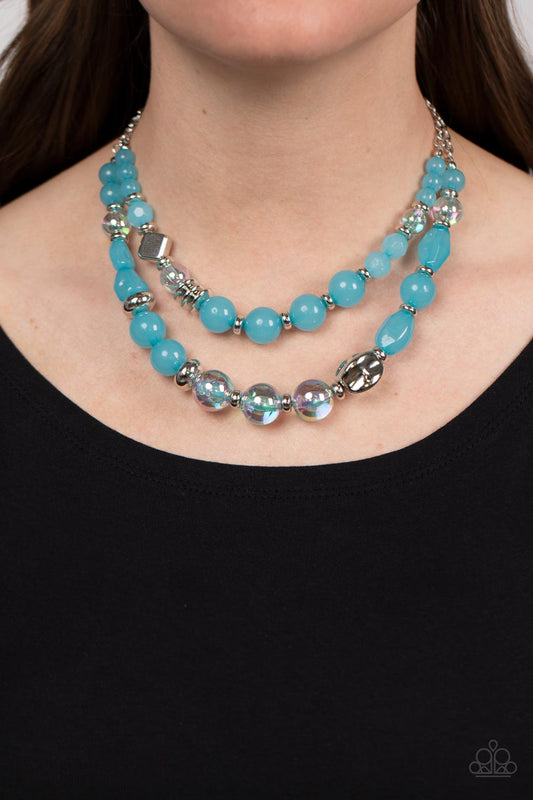 Mere Magic - blue - Paparazzi necklace