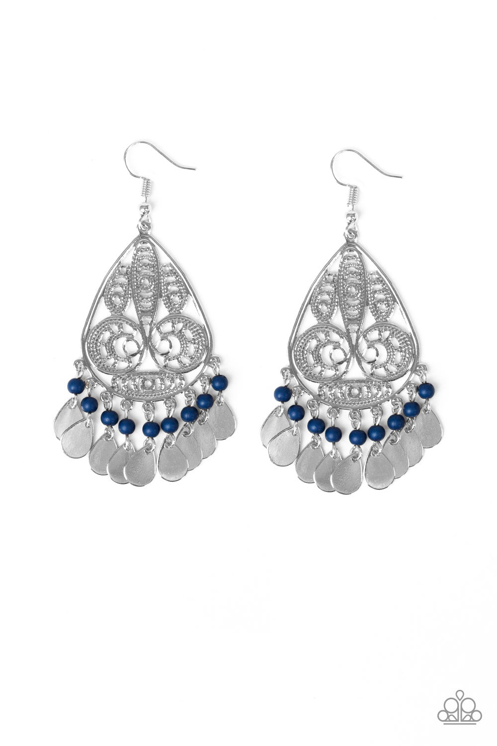 Mermaid Mojito - blue - Paparazzi earrings