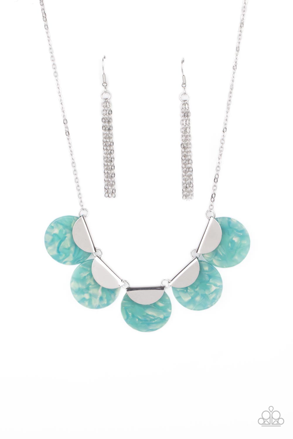 Mermaid Oasis - blue - Paparazzi necklace
