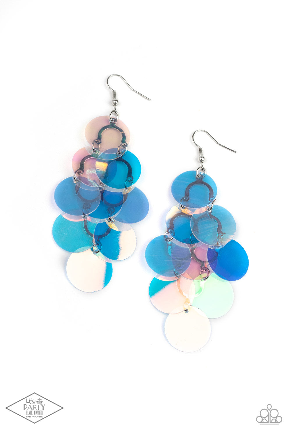 Mermaid Shimmer - multi - Paparazzi earrings
