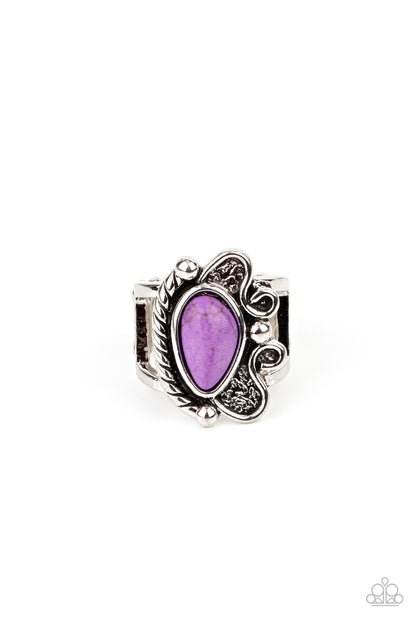 Mesa Meditation - purple - Paparazzi ring