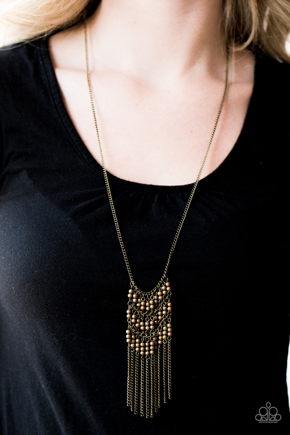 Metal Maven - brass - Paparazzi necklace