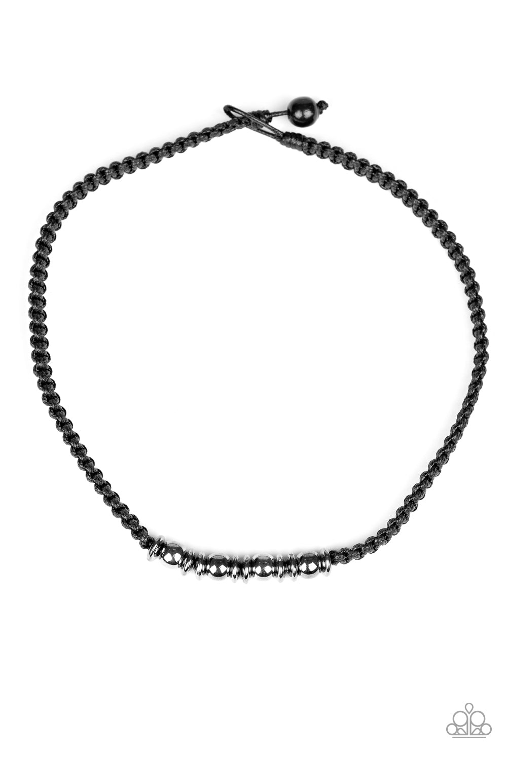 Metal Mechanics - black - Paparazzi mens necklace