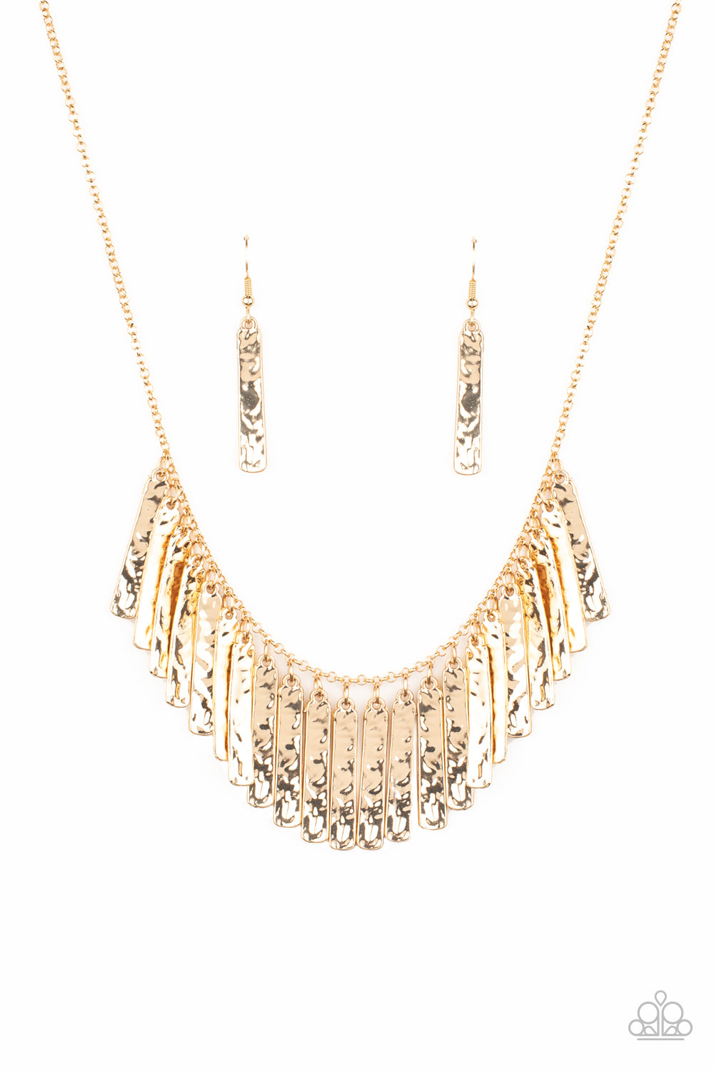 Metallic Muse - gold - Paparazzi necklace