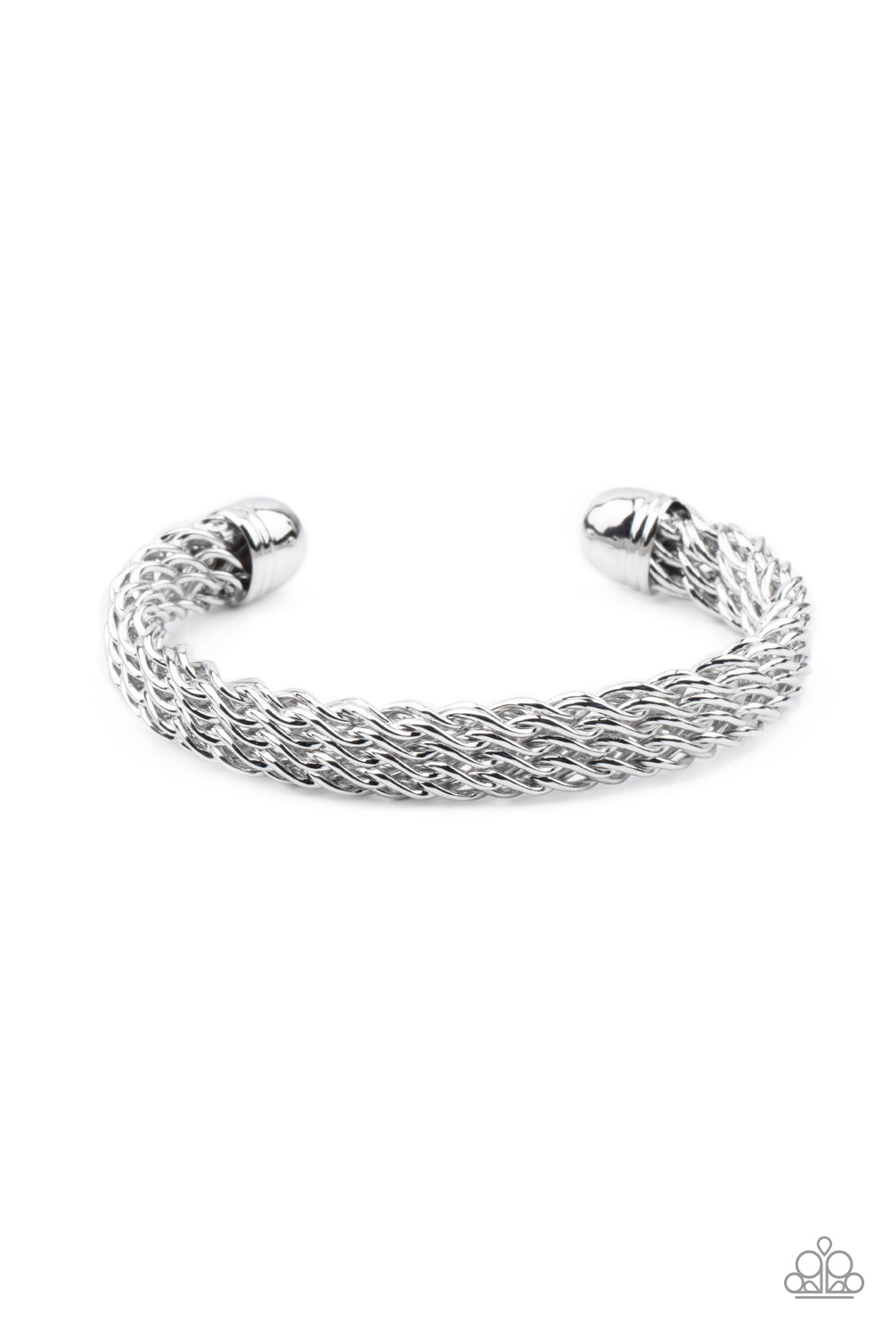 Metamorphosis - silver - Paparazzi MENS bracelet