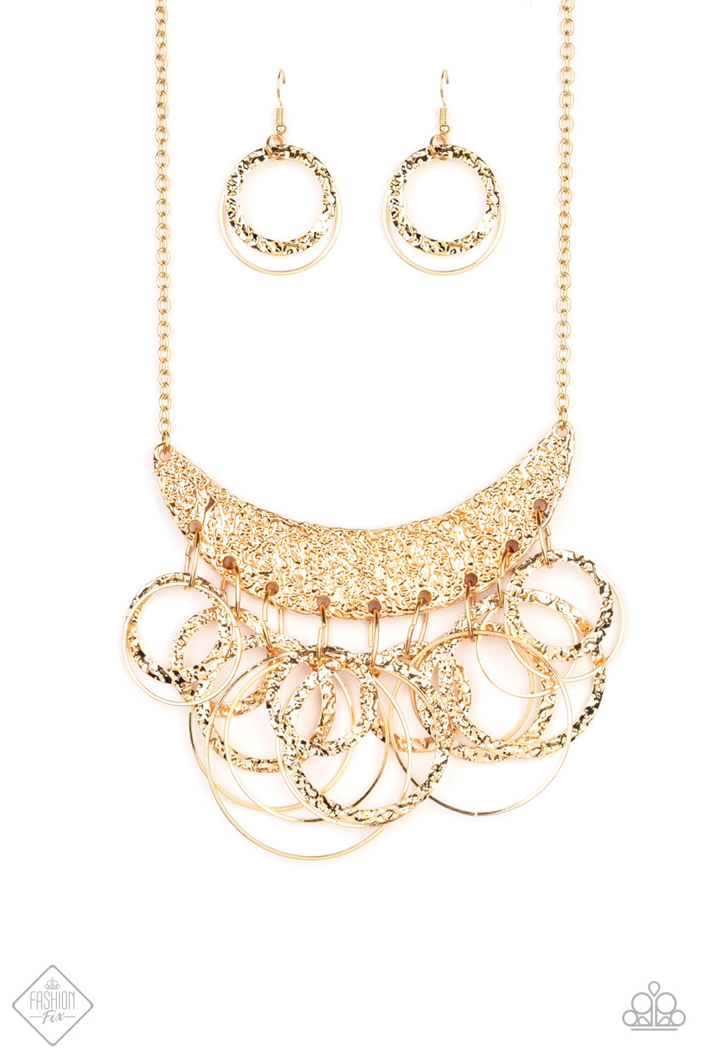 Metro Eclipse - gold - Paparazzi necklace