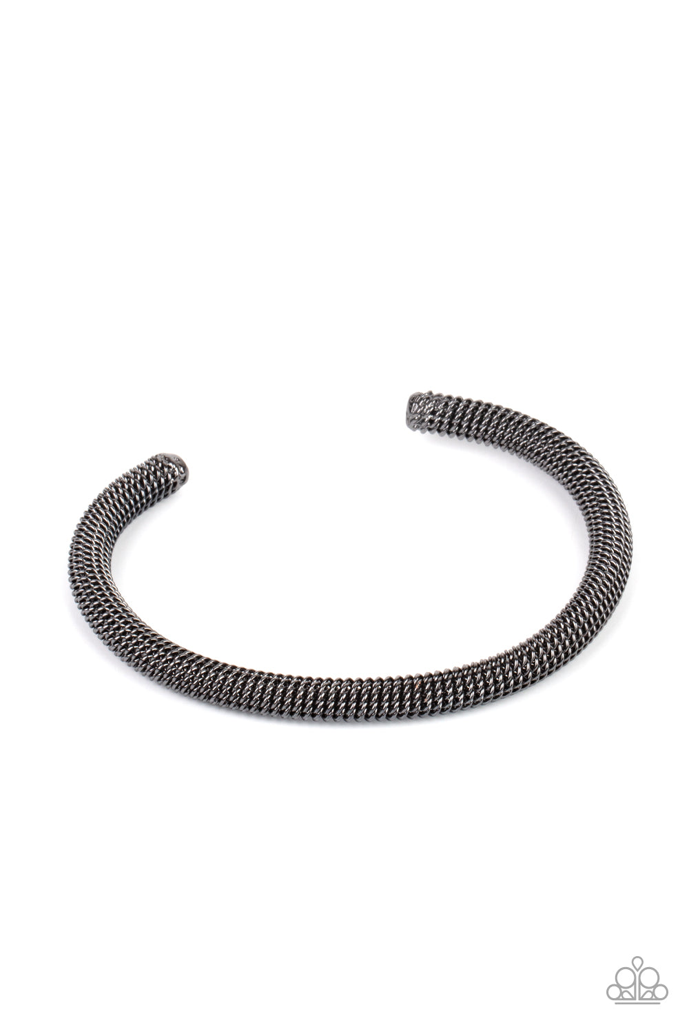 Metro Machiavellian - black - Paparazzi mens bracelet