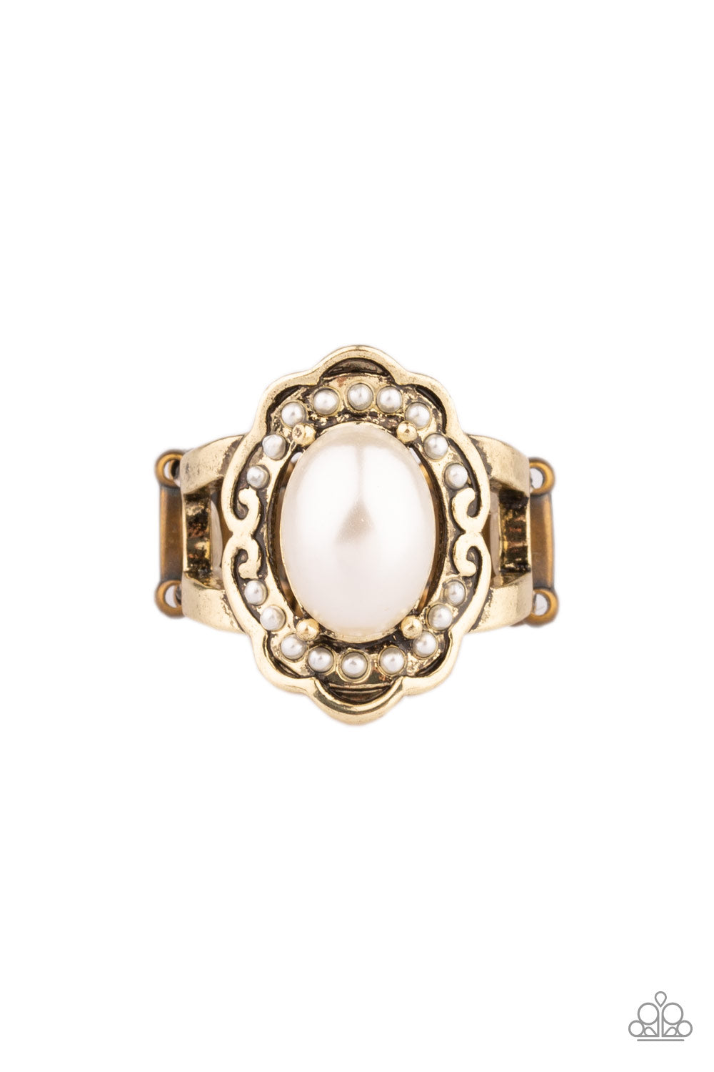 Metro Marina - brass - Paparazzi ring