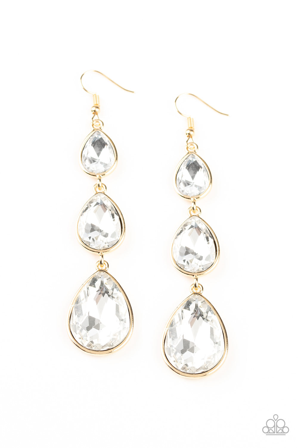 Metro Momentum - gold - Paparazzi earrings