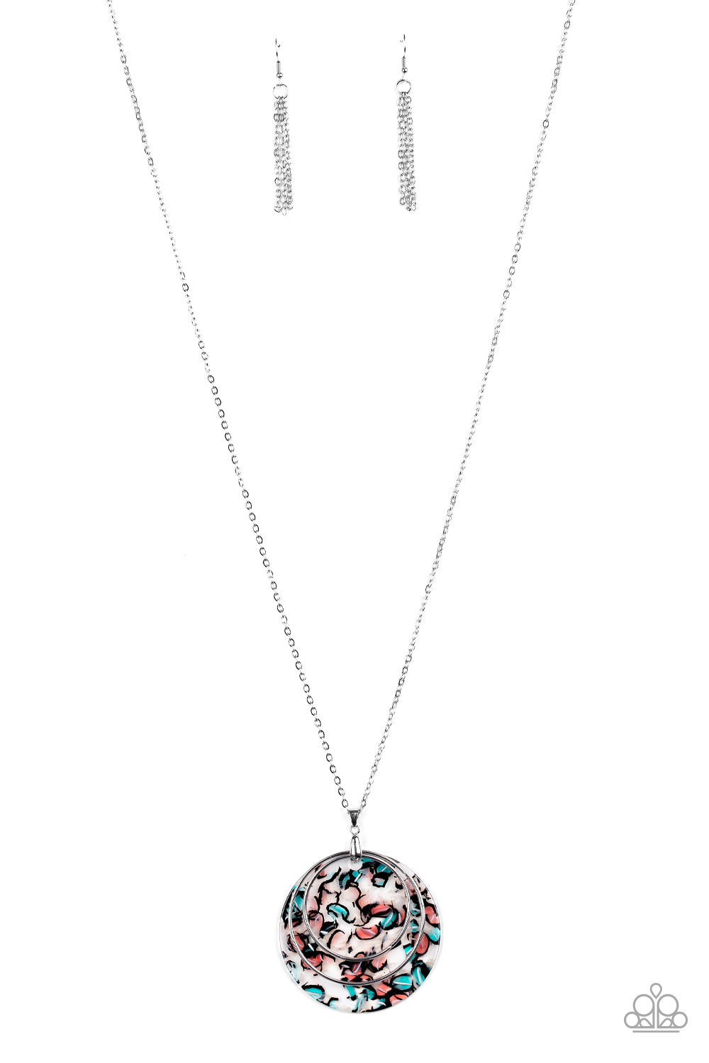 Metro Mosaic - multi (pink) - Paparazzi necklace