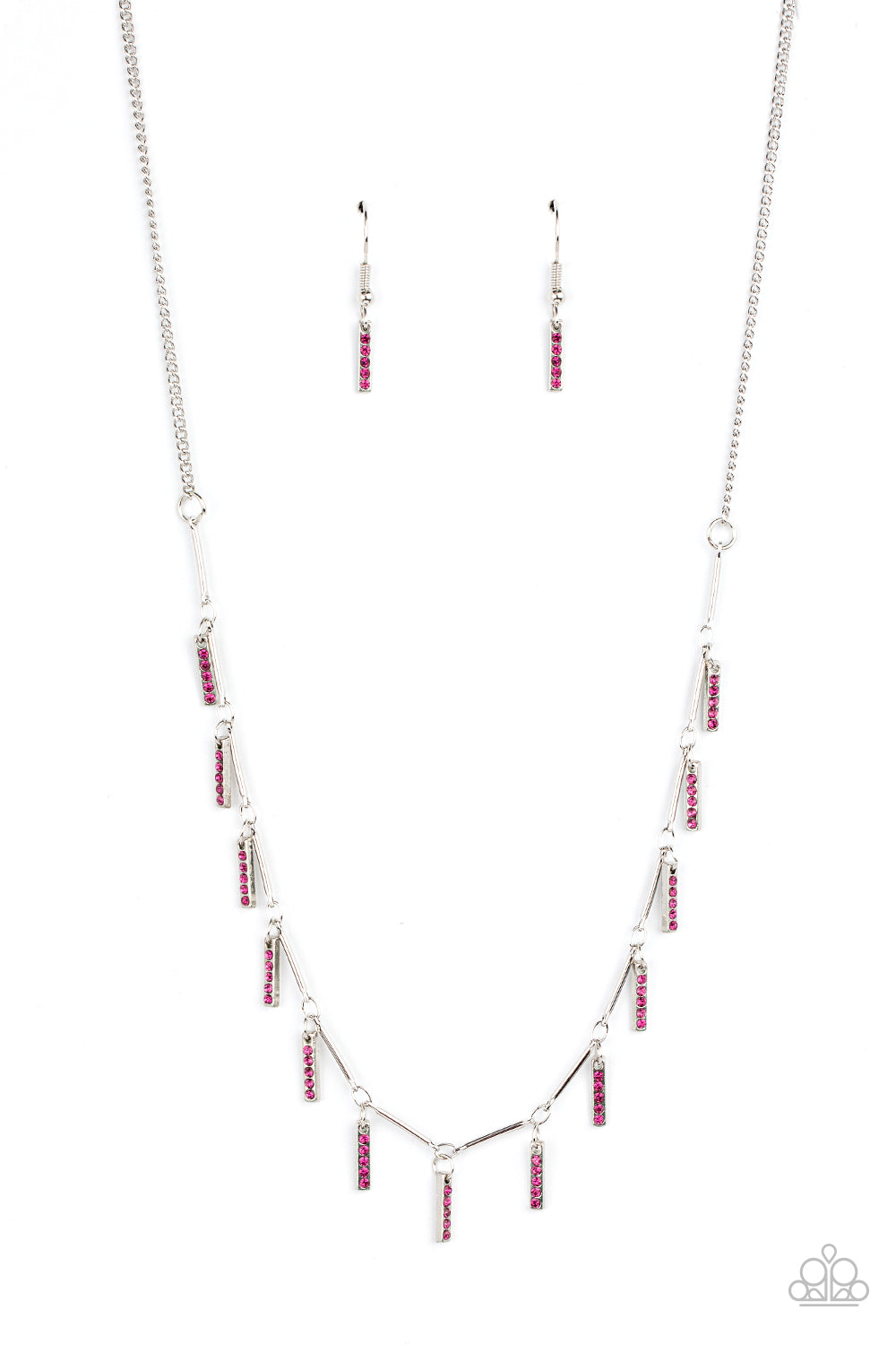 Metro Muse - pink - Paparazzi necklace