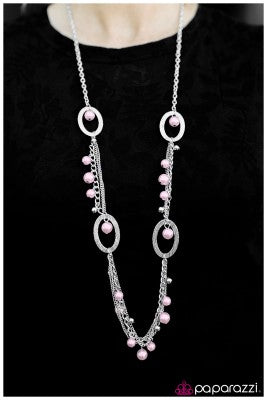 Midnight Masquerade - pink - Paparazzi necklace