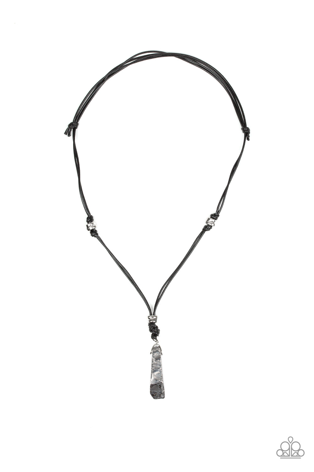 Midnight Meteorite - black - Paparazzi mens necklace
