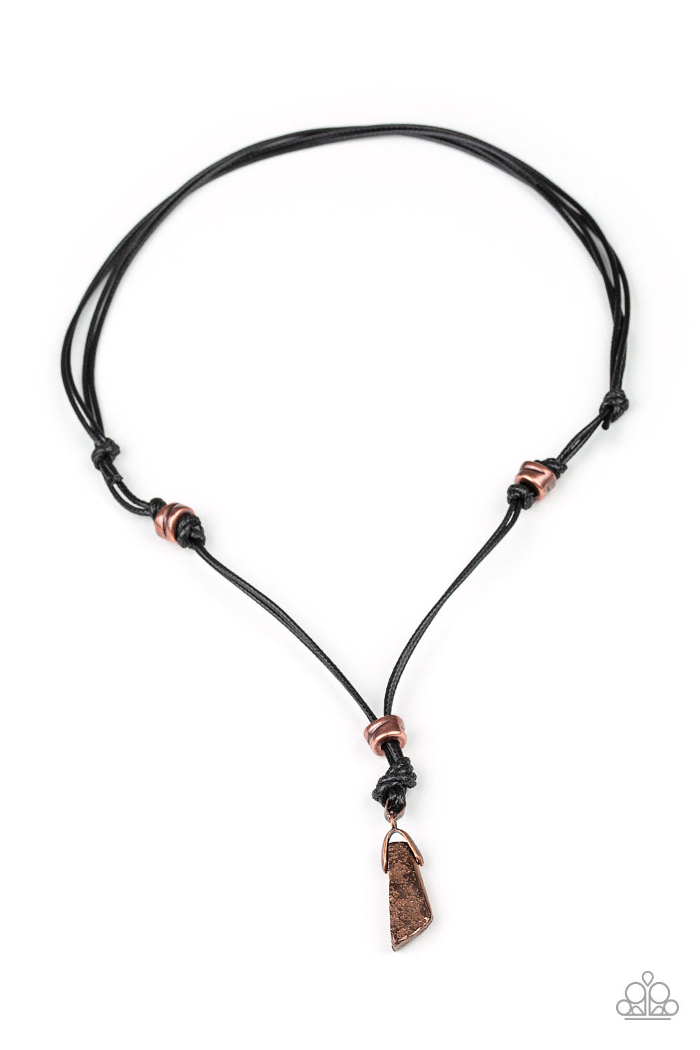 Midnight Meteorite - copper - Paparazzi mens necklace