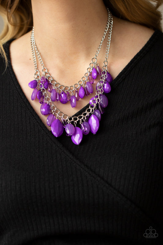 Midsummer Mixer​ - purple - Paparazzi necklace