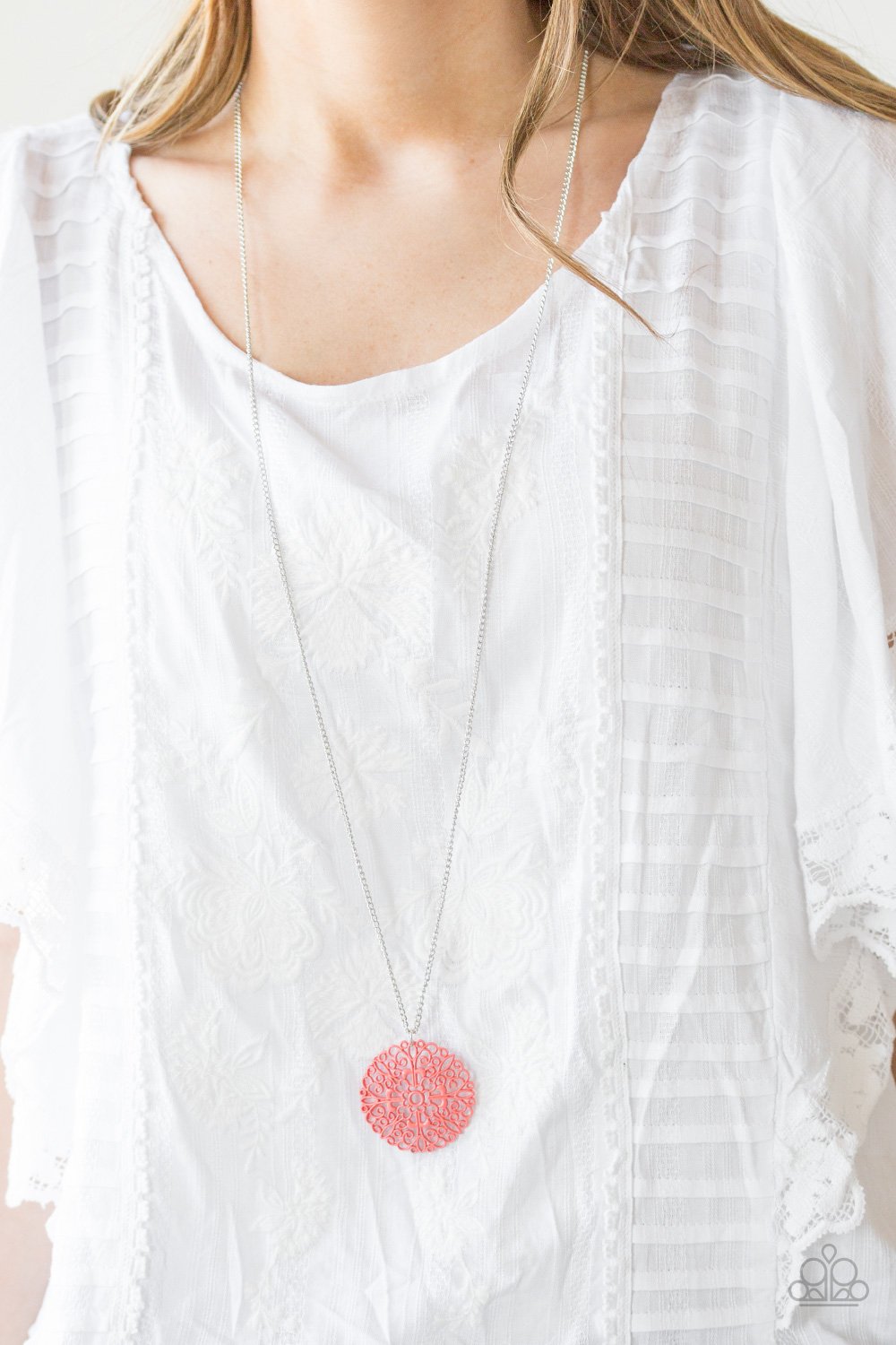 Midsummer Musical - orange - Paparazzi necklace