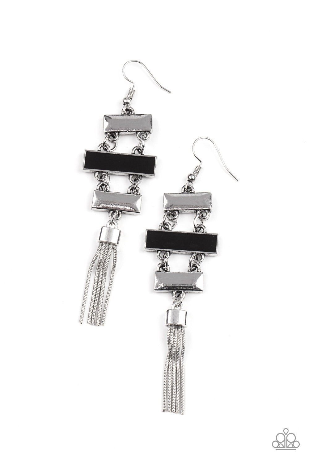 Mind, Body, and SEOUL - black - Paparazzi earrings
