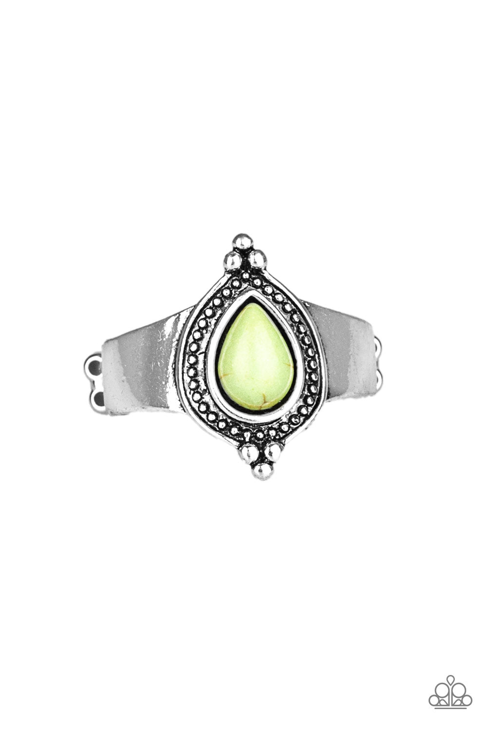 Mineral Minimalist - green - Paparazzi ring