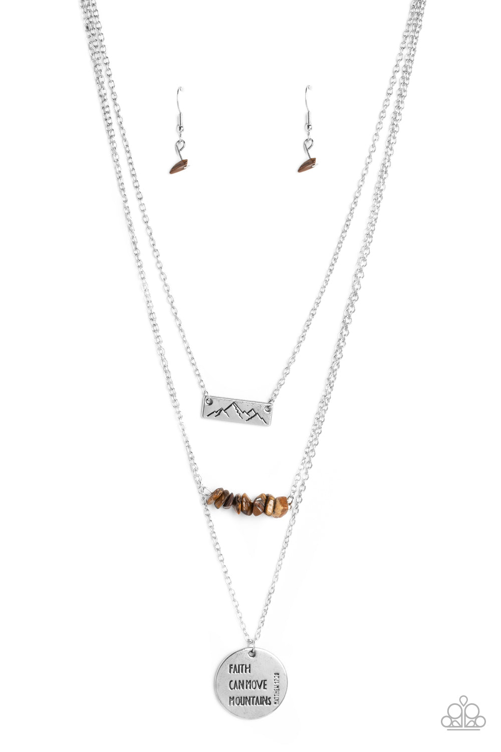 Miracle Mountains - brown - Paparazzi necklace