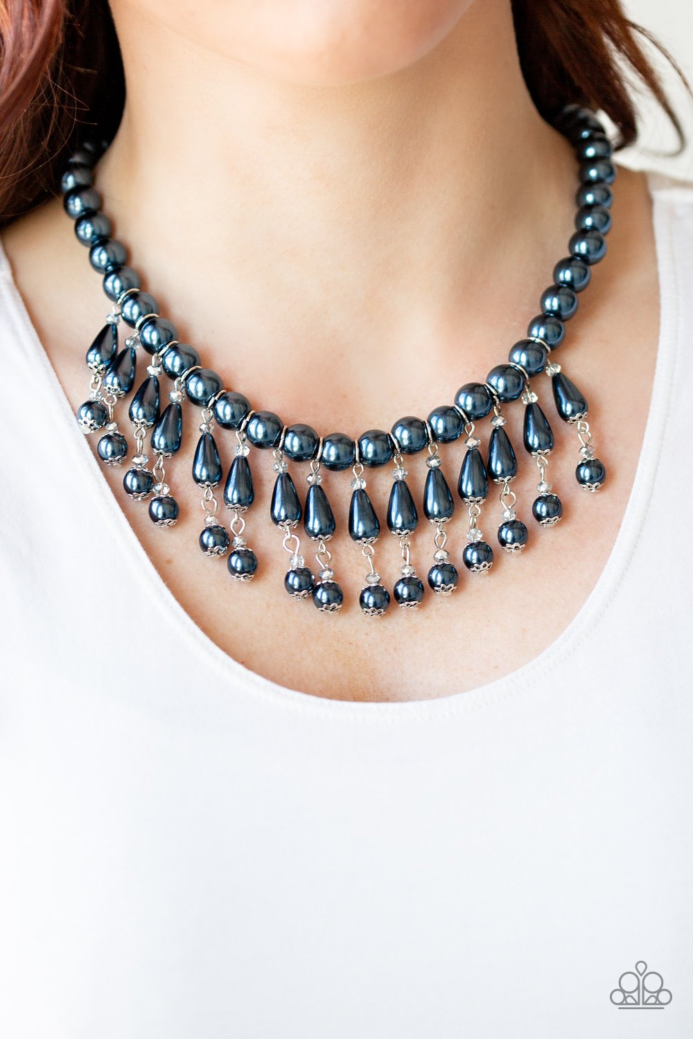 Miss Majestic-blue-Paparazzi necklace
