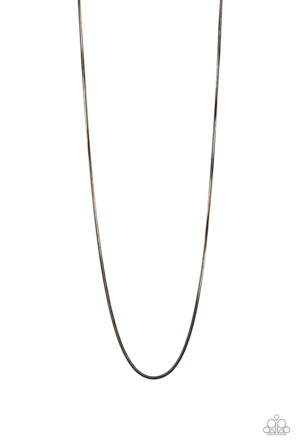 Mixed Mayhem - gold - Paparazzi mens necklace