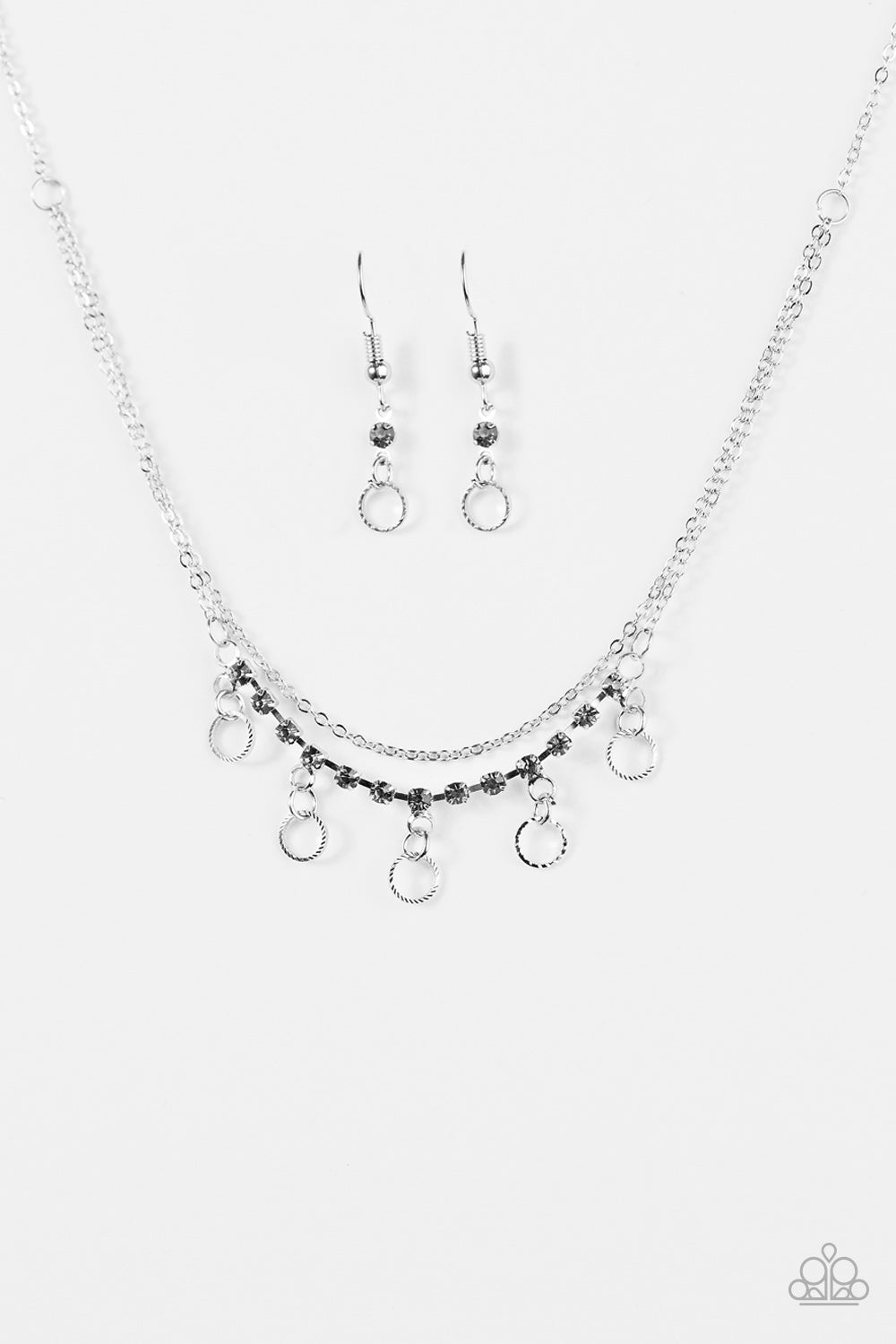 Modern Day Princess - Silver - Paparazzi necklace