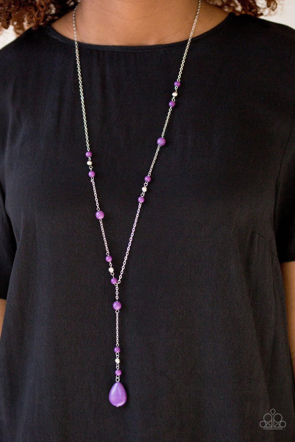 Modern Mountaineer - purple - Paparazzi necklace