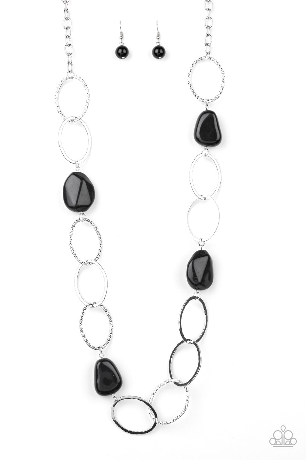Modern Day Malibu - black - Paparazzi necklace