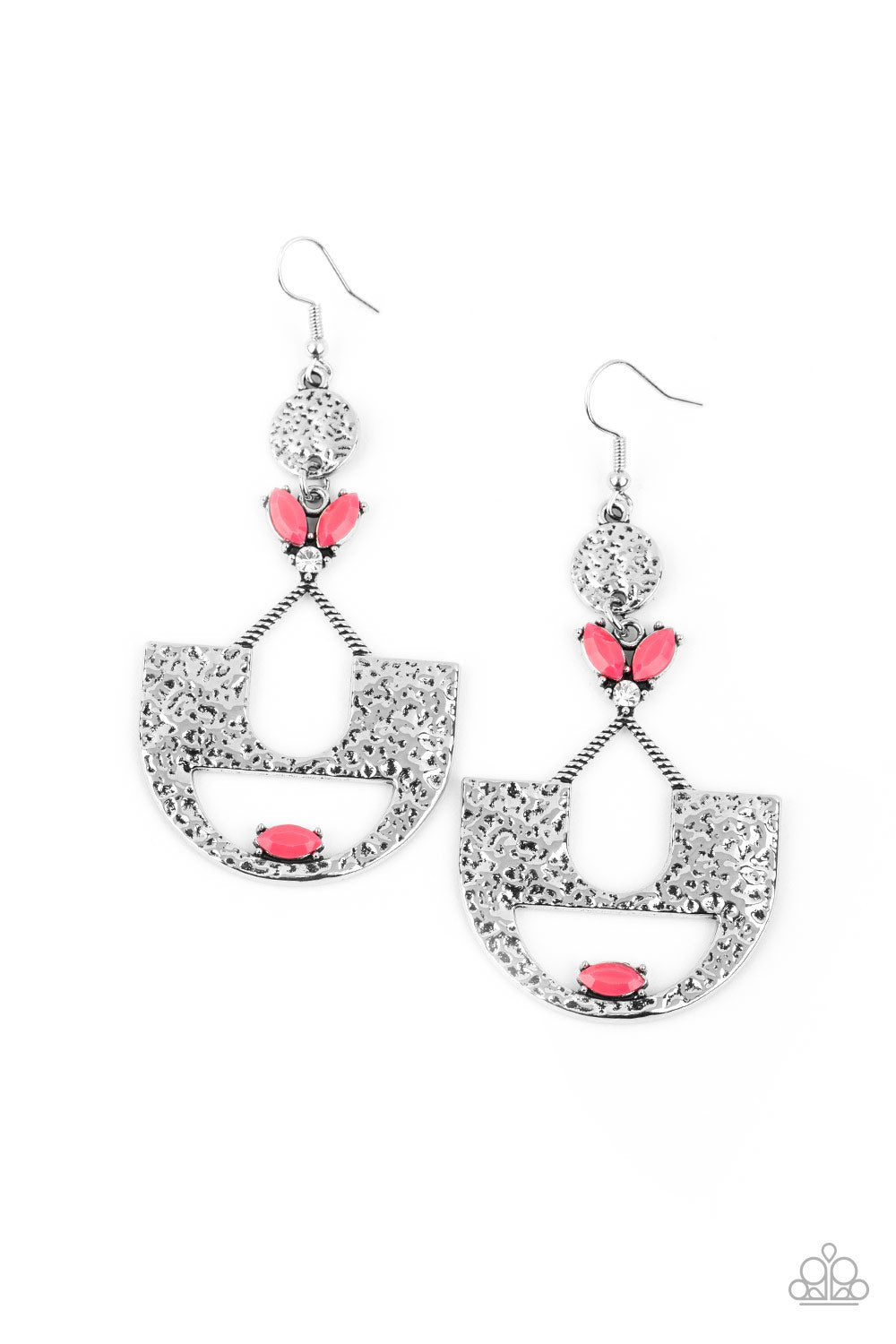 Modern Day Mecca - pink - Paparazzi earrings
