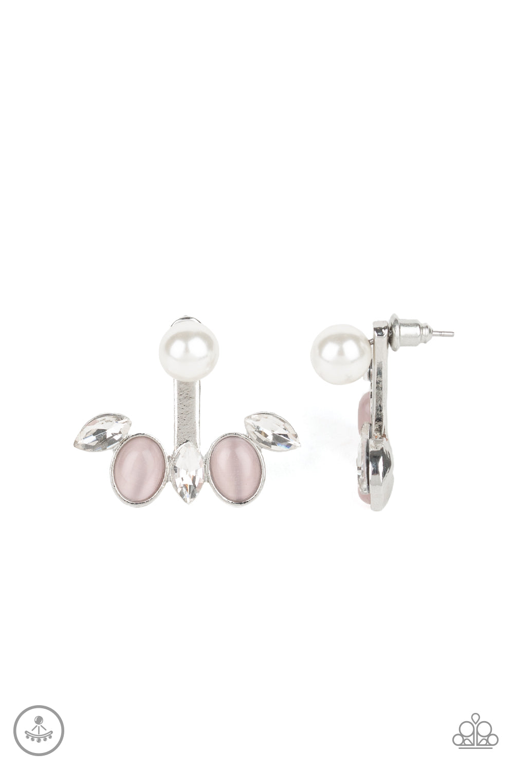 Modern Sophistication - pink - Paparazzi earrings