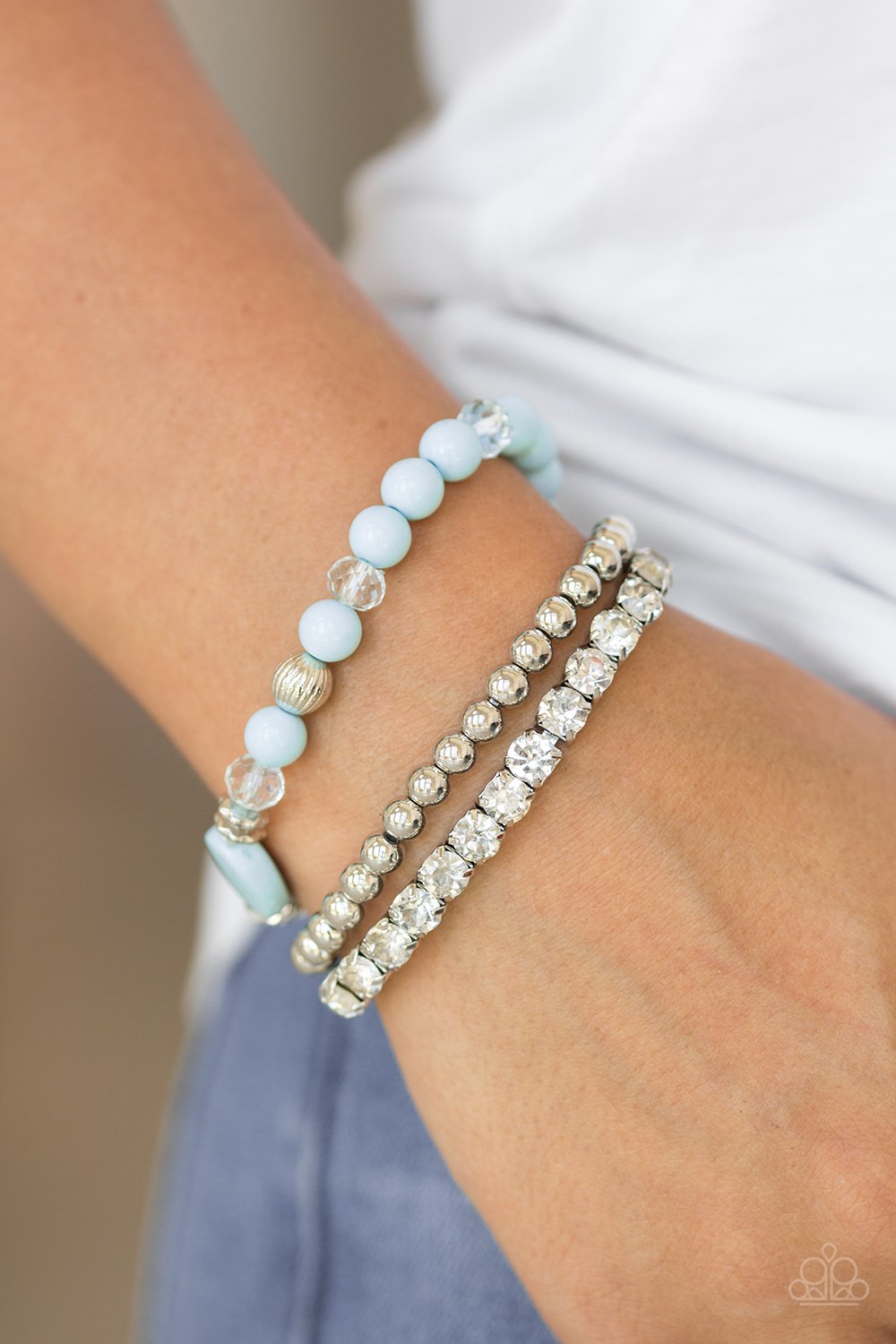 Modestly Madonna - blue - Paparazzi bracelet