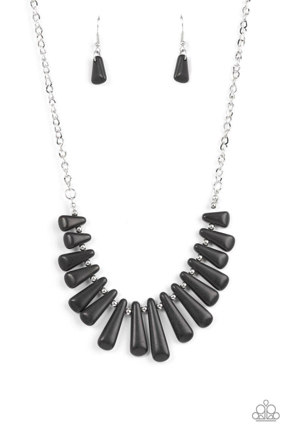 Mojave Empress - black - Paparazzi necklace