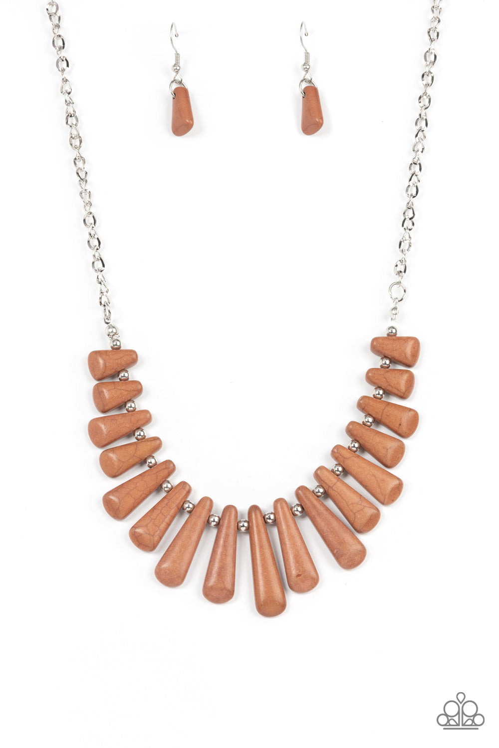 Mojave Empress - brown - Paparazzi necklace