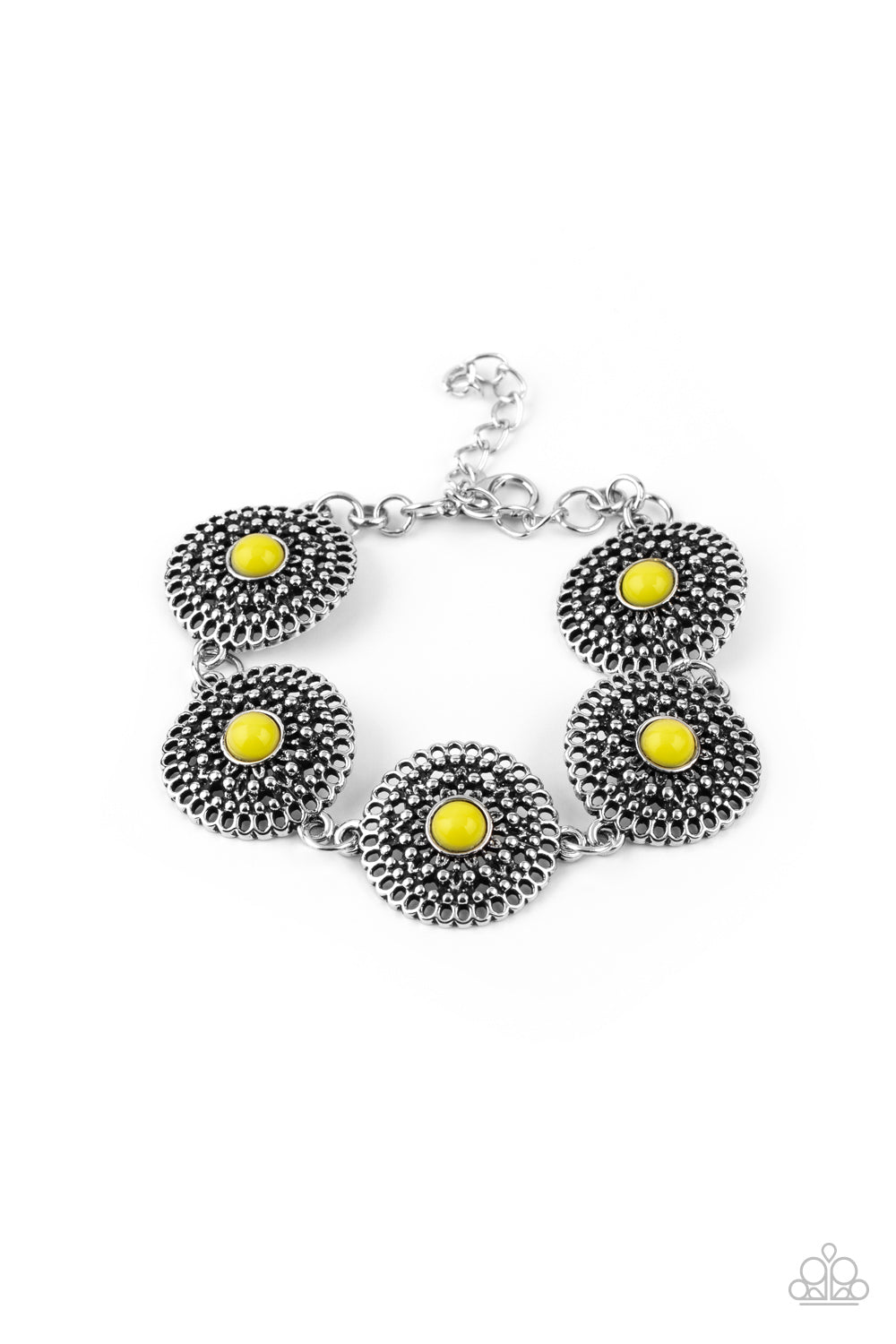 Mojave Mandalas - yellow - Paparazzi bracelet