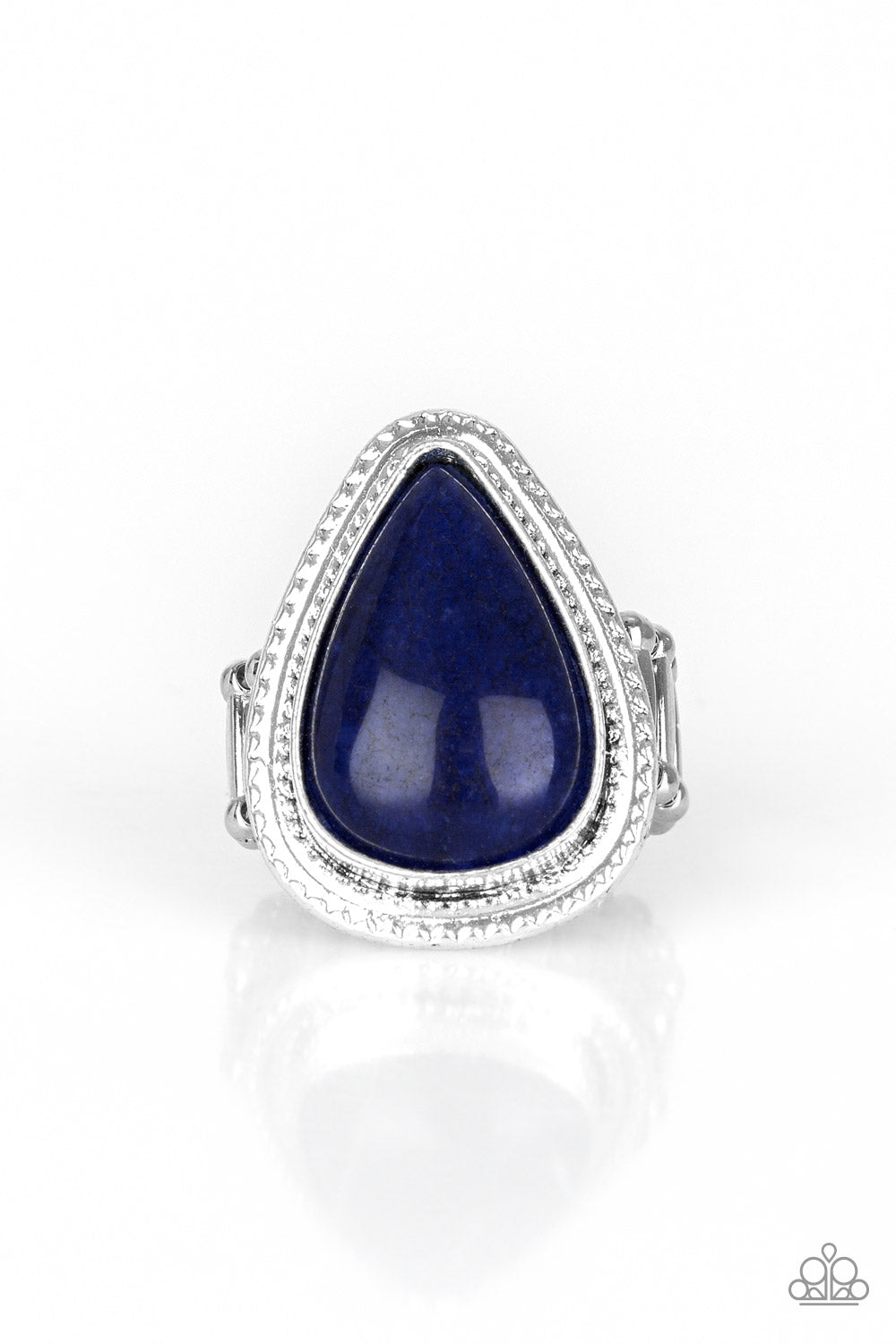Mojave Mist - blue - Paparazzi ring