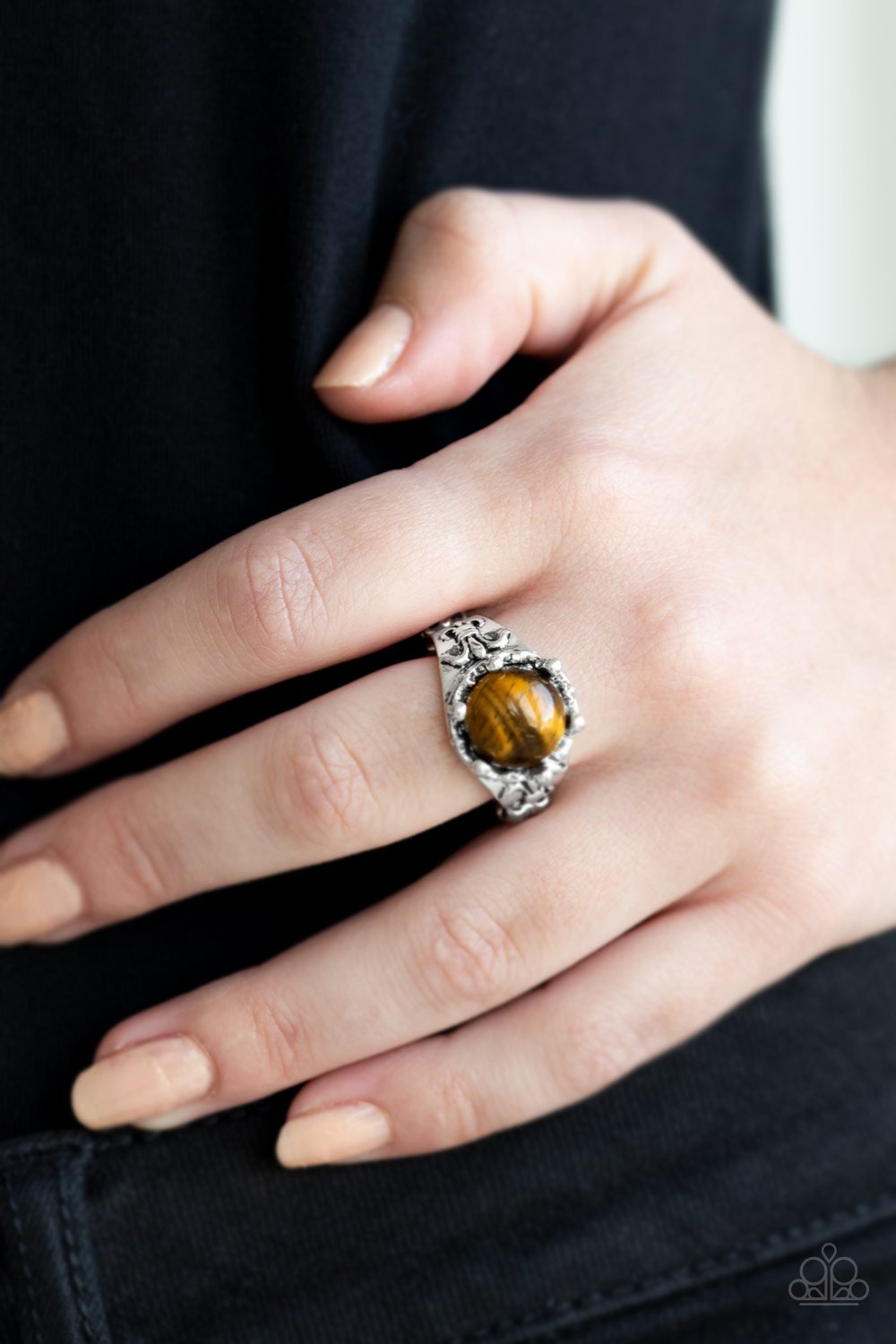 Mojave Treasure-brown-Paparazzi ring
