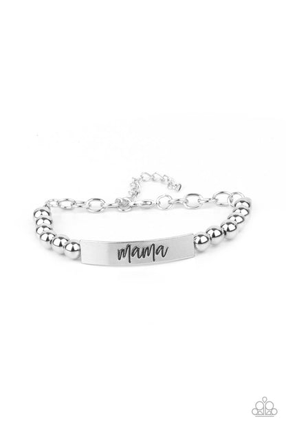 Mom Squad - silver - Paparazzi bracelet